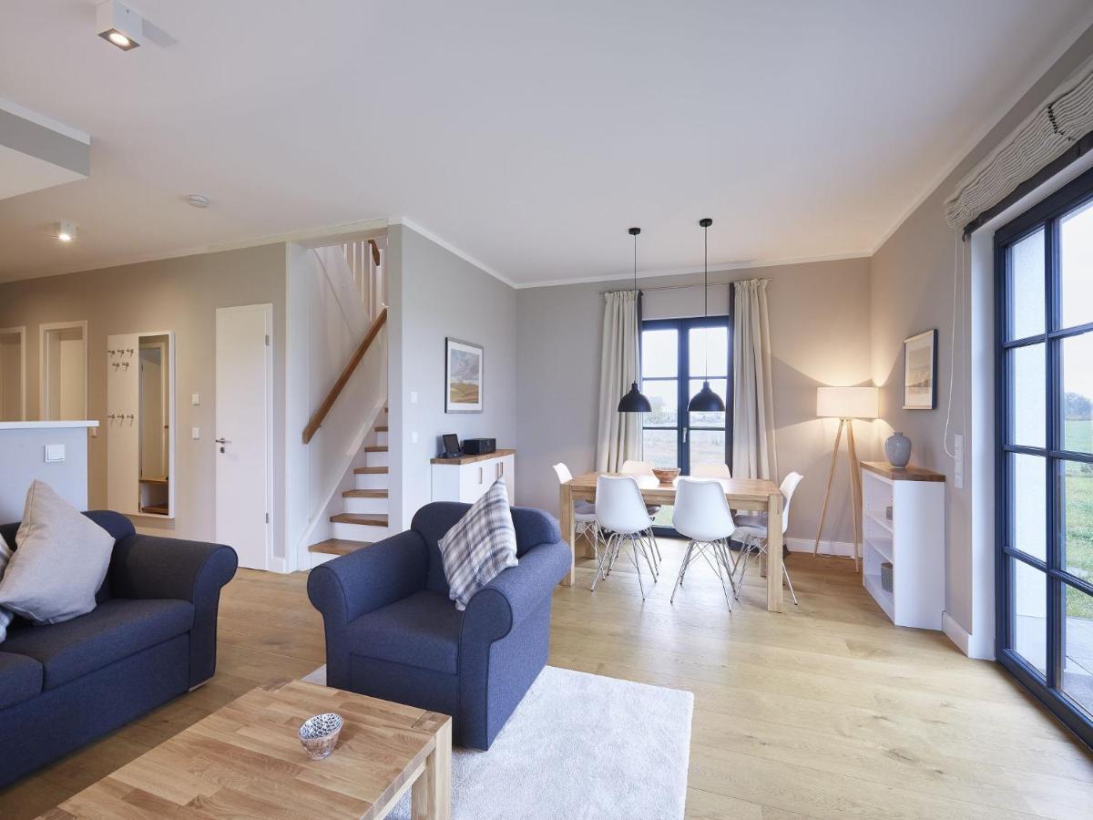 Reetland Am - Premium Reetdachvilla Mit 3 Schlafzimmern, Sauna Und Kamin F10 Dranske