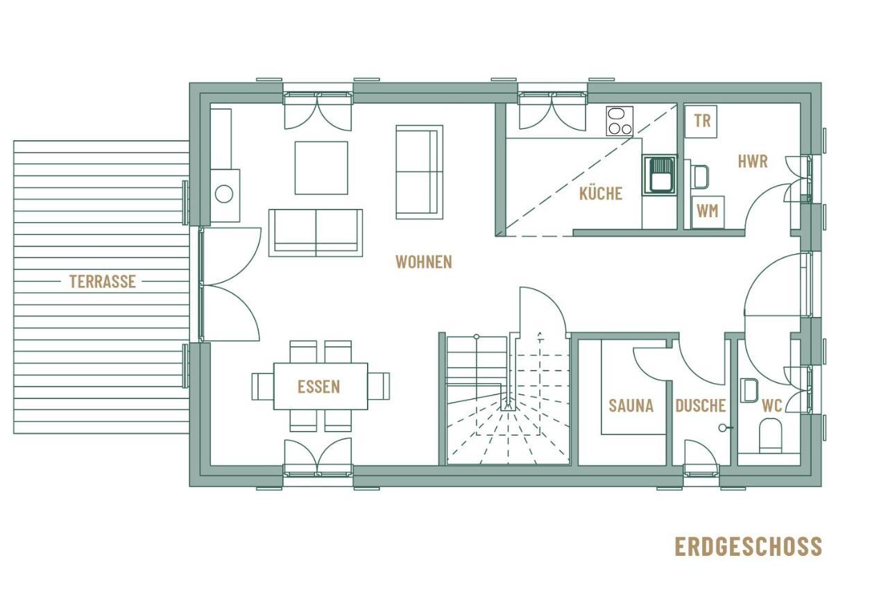 Ferienhaus Reetland Am - Premium Reetdachvilla Mit 3 Schlafzimmern, Sauna Und Kamin F10 *